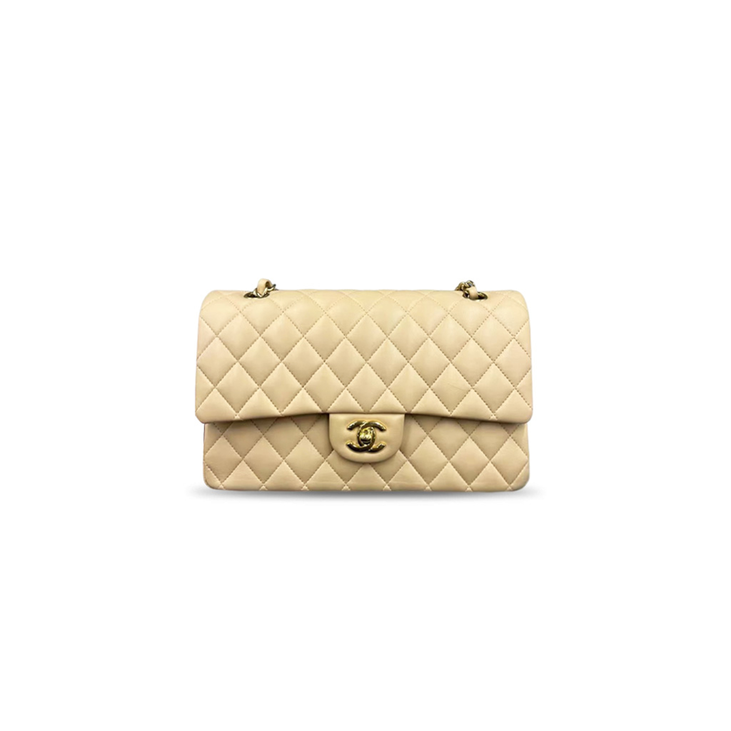 CHANEL CLASSIC DOUBLE FLAP BAG (25*15*7cm)